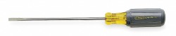STANLEY Desarmador Plano de Uso General, 9-3/4", Ergonómico, 6", 3/16", Plana
