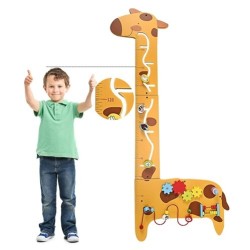 2392 *GIRAFA Infantímetro y Tablero d/Coordinación de Madera* (53×128 cm.)
