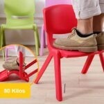 3253 *Silla Escolar Infantil Reforzada ROJA* (32×55 cm.) 1 Pca.