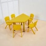 7401 *Mesa Trapecio* (120-60x 50cm.) 3 Colores Diferentes.