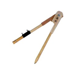 0107 *Compás de Madera p/Maestros p/PIZARRÓN BLANCO* (36 cm.)