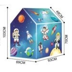 0532-E *Casita Armable en el ESPACIO c/Pelotas* (93x69x130x70x48) Casita +50 Pelotas d/Alberca.