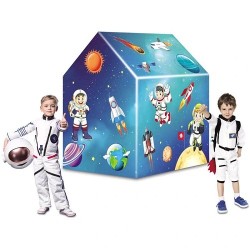 0532-E *Casita Armable en el ESPACIO c/Pelotas* (93x69x130x70x48) Casita +50 Pelotas d/Alberca.