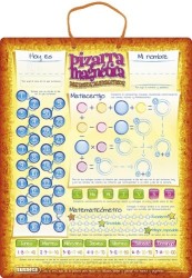 1514 *Pizarra Magnética MIS RETOS MATEMÁTICOS* (40×50 cm.) 1Pizarra+Lámina de Imanes+Hoja de Stickers+Rotulador.