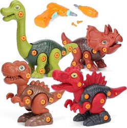 2564 *DINOS de Ensamble* (33.5×36 cm.) 4 Pcs.