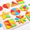 3825 *TABLERO Mosaico Formando Figuras Ilustrado d/Madera* (30×30 cm.) Tab.+55 Pcs.