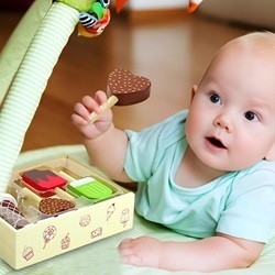 8646 *HELADOS e/Caja MADERA* (18×14.5 cm.) 6 Pcs.