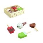 8646 *HELADOS e/Caja MADERA* (18×14.5 cm.) 6 Pcs.