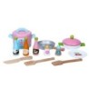 9122 *COCINA Y CENTRO DE LAVADO ROSA* (62×72 cm.) +12 Accesorios.