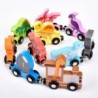 2589 *Tren d/Madera Magnético NÚMEROS, DINOSAURIOS Y SUS NOMBRES* (80 cm.) 10 Vagones.