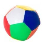 7483 *DADO + PELOTA DE VINIL Y ALGODÓN e/Bolsa* (19.5×30 cm.) 2 Pcs.