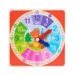 1123 *Reloj d/Madera* (15×15 cm.) 8 Diferentes.