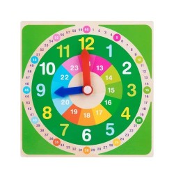1123 *Reloj d/Madera* (15×15 cm.) 8 Diferentes.