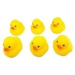 2984 *PATITOS GRANDES d/Hule* (20×25 cm.) 6 Pcs.