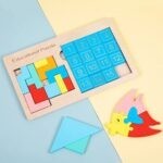 0022 *Calendario Digital Tetris c/Rompecabezas* (25×15 cm.) 5 Diferentes.