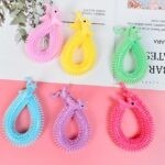4309 *Paquete c/6 Pulseras Sensoriales Unicornio* (2×20 cm.)