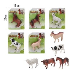 4230 *Animales de la Granja INDIVIDUALES* (15×20 cm.) 5 Diferentes.