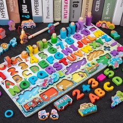 2914 *Multi-Tablero de Aprendizaje Preescolar* (45×23.5 cm.) 142 Pcs.