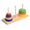 0474 *Torre de Hanoi d/Madera* (18×8 cm.) 9 Pcs.
