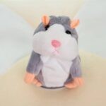 0149 *HAMSTER d/Peluche REPITE PALABRAS Y SONIDOS* (9×17 cm.) 3 Colores Diferentes.