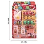 7548 *Juego del TIENDA DE VERDURAS CONGELADAS* (28.5×43 cm.) 18 Pcs.