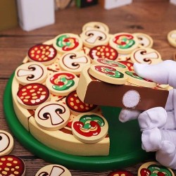 6984 *Pizza Party d/Madera* (33×23 cm.) 63 Pcs.