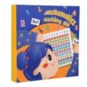 6894 *Multiplicador e/Estuche Magnetico de Operaciones* (23×23 cm.) Tablero+50 Figuras Magnéticas+2 Dados+4 Villanos+95 Tarjetas