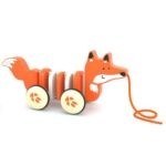 7034 *Zorrito de Arrastre c/Cuerda* (30×12 cm.)