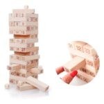 0162 *Jenga Blocks 54 PIEZAS Madera Natural* (8×29.5 cm.)