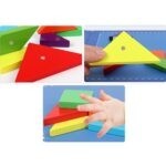 2924 *Tangram MAGNÉTICO de Madera en Estuche c/Libro y Plumón* (18×22 cm.) 9 Pcs.