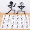 2464 *Hombre Articulado de Madera* (18×12 cm.) 1Hombre +24 Tarjetas Dobles.
