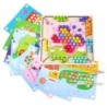 2164 *Tablero de Motricidad Fina 10 en 1* (30×30 cm.) 22 Pcs.