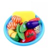 4123 *Canasta con Alimentos p/Cortar* (20 cm.) 12 Pcs. 3 Sets Diferentes