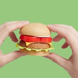 13L23 *Charola c/Hamburguesa y Accesorios* (19.5×26 cm.)11 Pcs.