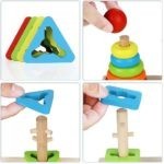 2284 *Rainbow Three Column Tower* (22.5 x 7 cm.) 2 Diferentes – Modelo TRIÁNGULO