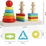 2284 *Rainbow Three Column Tower* (22.5 x 7 cm.) 2 Diferentes – Modelo TRIÁNGULO