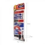 0854 *Set de Herramientas* (62.5×21.3 cm.) 15 Pcs.