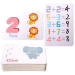 9924 *Tarjetas de Operaciones Matemáticas e/Caja Metálica* (18×13 cm.) 77 Pcs.