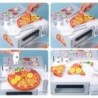 8444 *Horno de Pizza Magnética en Madera* (25.5×19.7×11.5 cm.) 30 Pcs.