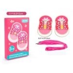 8584 *Montessori Early Education Wear Shoes* (11×16.5×2 cm.) 1Par de Zapatos+1 Par de Agujetas.