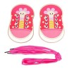 8584 *Montessori Early Education Wear Shoes* (11×16.5×2 cm.) 1Par de Zapatos+1 Par de Agujetas.