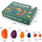 8644 *Crazy Stone/ Piedras Creativas* (21x27x6 cm.) 10 Tab.y 20 Tarjetas Dbles.+38 Piedras.