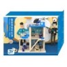 8654 *Estación de Policías de 3 Niveles* (27.3x33x21.59 cm.) +19 Accesorios.