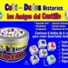 MD702 *Dados p/ Crear Historias: AMIGOS DEL CASTILLO* Estuche Metálico ( 9×6 cm.) c/6 Dados (18 mm.)