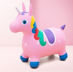 0187 *UNICORNIO Montable con Sonido y Luz* (60×42 cm.) 5 Colores Diferentes.