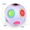 0400 *Rainbow Ball Giratoria* (7 cm.) 2 Colores Diferentes.