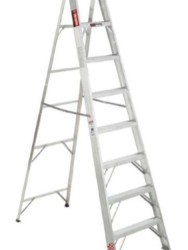111208 ESCALERA TIJERA DE ALUMINIO 7  PELDAÑOS TIPO II