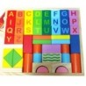 0047A *Building Block-Blocks d/Madera Impresos ABC* (26×23.5 cm.) 52 Pcs. 2 Sets Diferentes.