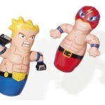 0536 *Luchador Inflable Punching Bag* (44×98 cm.)