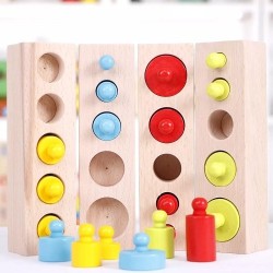 5144 *Juego de Cilindros Decrecientes Montessori* (17×16 cm.) 24 Pcs.